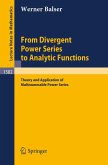 From Divergent Power Series to Analytic Functions (eBook, PDF)