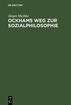 Cover Ockhams Weg zur Sozialphilosophie (eBook, PDF)