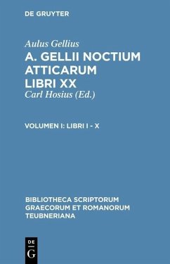 Libri I - X (eBook, PDF) - Gellius, Aulus