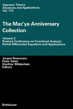 Cover The Maz'ya Anniversary Collection (eBook, PDF)