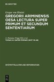 OESA Lectura super Primum et Secundum Sententiarum Tomus 3 (eBook, PDF)