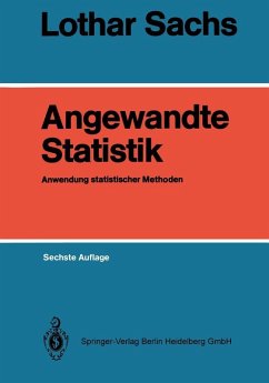 Angewandte Statistik (eBook, PDF) - Sachs, Lothar