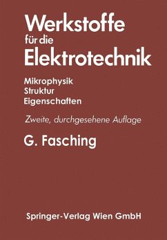 Werkstoffe für die Elektrotechnik (eBook, PDF) - Fasching, Gerhard