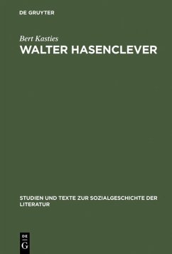 Cover Walter Hasenclever (eBook, PDF)