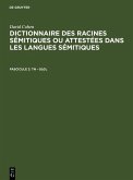 Dictionnaire des racines sémitiques ou attestées dans les langues sémitiquesFascicule 2 TN - GLGL (eBook, PDF)