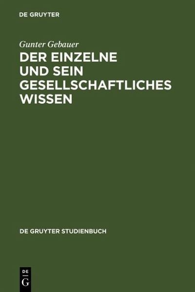 Der Einzelne und sein gesellschaftliches Wissen (eBook, PDF)