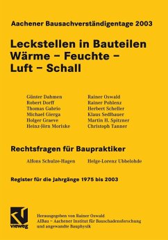 Aachener Bausachverständigentage 2003 (eBook, PDF)