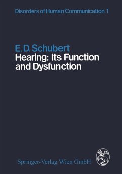 Hearing: Its Function and Dysfunction (eBook, PDF) - Schubert, E. D.