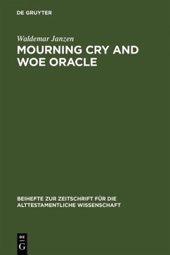 Cover Mourning Cry and Woe Oracle (eBook, PDF)