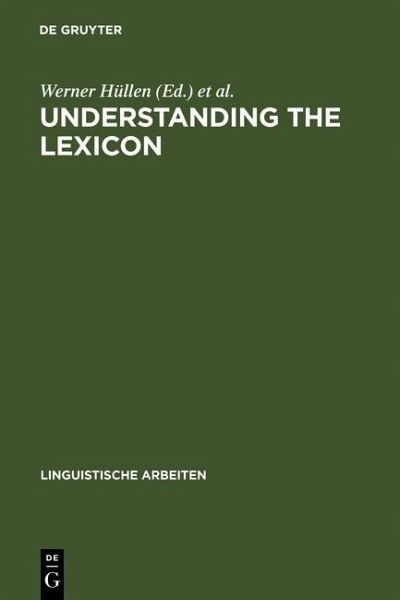 Understanding the lexicon (eBook, PDF)