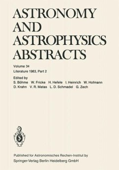 Cover Astronomy and Astrophysics Abstracts (eBook, PDF)