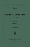 Chronik des Deutschen Forstwesens im Jahre 1888 (eBook, PDF)