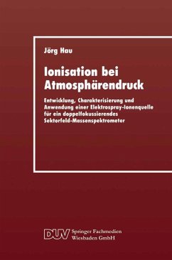 Cover Ionisation bei Atmosphärendruck (eBook, PDF)