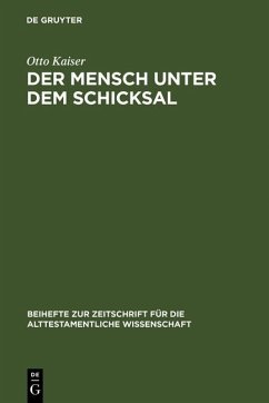 Der Mensch unter dem Schicksal (eBook, PDF) - Kaiser, Otto