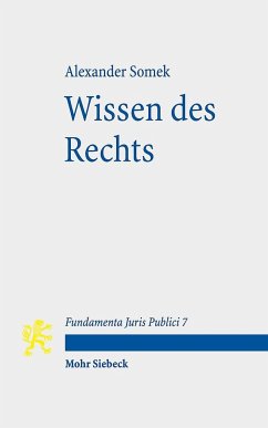 Wissen des Rechts - Somek, Alexander