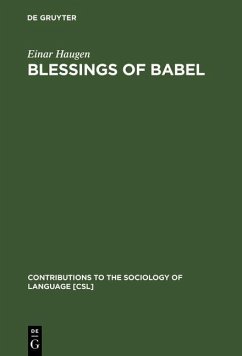 Blessings of Babel (eBook, PDF) - Haugen, Einar