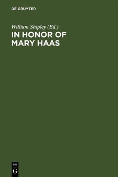 Cover In Honor of Mary Haas (eBook, PDF)