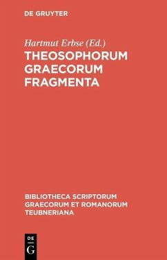 Theosophorum Graecorum fragmenta (eBook, PDF)