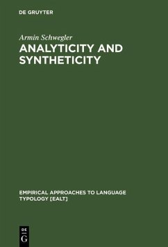 Analyticity and Syntheticity (eBook, PDF) - Schwegler, Armin