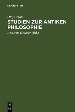 Studien zur antiken Philosophie (eBook, PDF) - Gigon, Olof