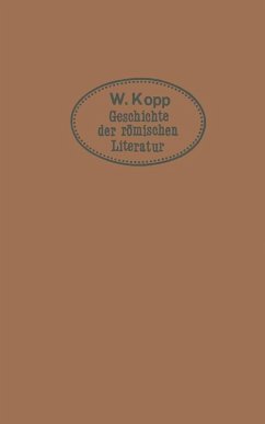 Cover Geschichte der römischen Literatur (eBook, PDF)