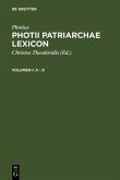 Photii Patriarchae Lexicon1: A - D (eBook, PDF)