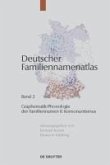 Deutscher Familiennamenatlas Band 2. Graphematik/Phonologie der Familiennamen II (eBook, PDF)