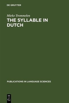 The Syllable in Dutch (eBook, PDF) - Trommelen, Mieke