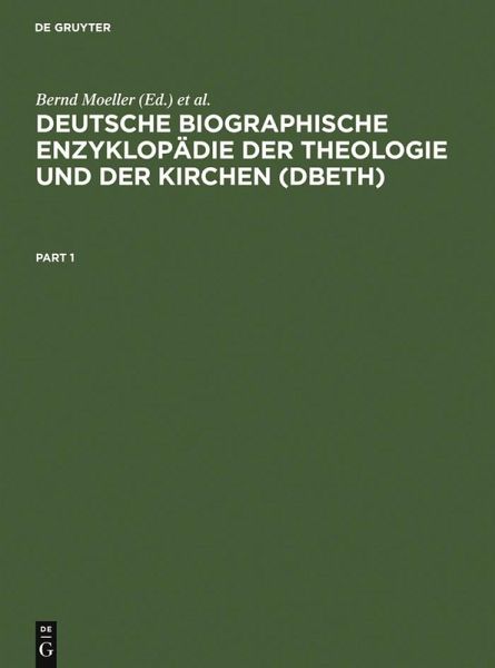 Deutsche Biographische Enzyklopädie der Theologie und der Kirchen (DBETh) (eBook, PDF)