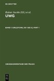 UWG 1. Einleitung; §§ 1 bis 12 (eBook, PDF)