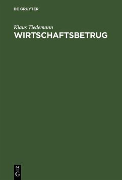 Wirtschaftsbetrug (eBook, PDF) - Tiedemann, Klaus