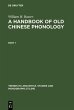 A Handbook of Old Chinese Phonology... - Bild 1