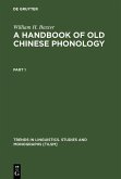 A Handbook of Old Chinese Phonology (eBook, PDF)