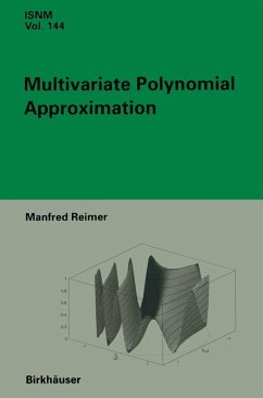 Multivariate Polynomial Approximation (eBook, PDF) - Reimer, Manfred