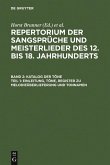 Katalog der Töne: Bd. 2,1 Einleitung, Töne, Register zu Melodieüberlieferung und Tonnamen; Bd. 2,2 Register zu den Tonschemata (eBook, PDF)
