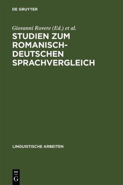 Studien zum romanisch-deutschen Sprachvergleich (eBook, PDF)