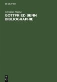 Gottfried Benn Bibliographie (eBook, PDF)
