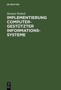 Cover Implementierung computergestützter Informationssysteme (eBook, PDF)