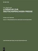 Personenregister (Verfasser und Biographien ) (eBook, PDF)