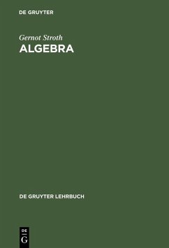 Algebra (eBook, PDF) - Stroth, Gernot
