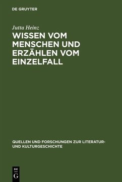 Cover Wissen vom Menschen und Erzählen vom Einzelfall (eBook, PDF)