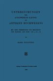 Untersuchungen über Ausgewählte Kapitel des Antiken Buchwesens (eBook, PDF)