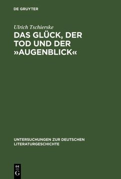 Cover Das Glück, der Tod und der »Augenblick« (eBook, PDF)
