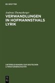 Verwandlungen in Hofmannsthals Lyrik (eBook, PDF)