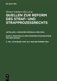 Sitzungen vom Juli 1928-September 1929 (eBook, PDF)