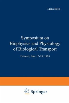 Symposium on Biophysics and Physiology of Biological Transport (eBook, PDF)