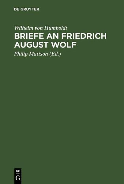Briefe an Friedrich August Wolf (eBook, PDF)