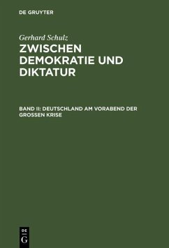 Cover Deutschland am Vorabend der Großen Krise (eBook, PDF)