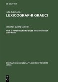 Lexicographi Graeci. Suidae Lexicon Vol I. Pars 5 (eBook, PDF)