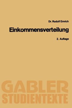Cover Theorie der Einkommensverteilung (eBook, PDF)
